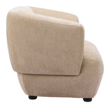 Bekker Accent Chair Golden Beige 110007 Zuo Modern