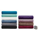 Beautyrest Heated Plush Casual Blanket BR54-1930 Teal