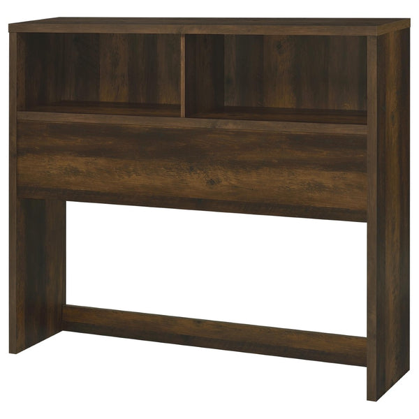 English Elm Geary Full Bedroom Set with Bookcase Headboard Usb Charging Nightstands Matte Finish Dark Brown B062S01696