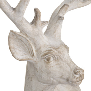 Crestview Collection White Hart Sculpture - Elegant Crestview Design In Exquisite China - Perfect Home Accessory Decor   Cvdzep063