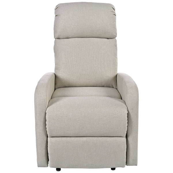 English Elm Christopher Knight Home® - Modern Recliner Plush Manual Recliner Chair with Ergonomic Support, 3-Position Backrest, Durable Fabric Comfort Wheat N763P256491A