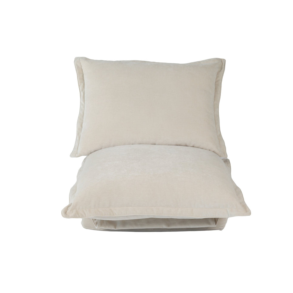 English Elm Convertible Floor Chair: Versatile Sofabed With Adjustable Backrest, Pillows & Durable Design W3422P361125