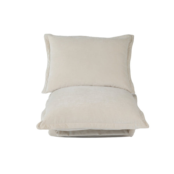 English Elm Convertible Floor Chair: Versatile Sofabed With Adjustable Backrest, Pillows & Durable Design W3422P361125