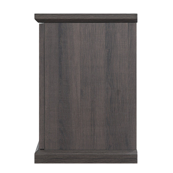 English Elm Franklin 60" TV Stand with Soft-Close Doors and Concealed Shelves for Elegant Media Storage Brown B365P398320