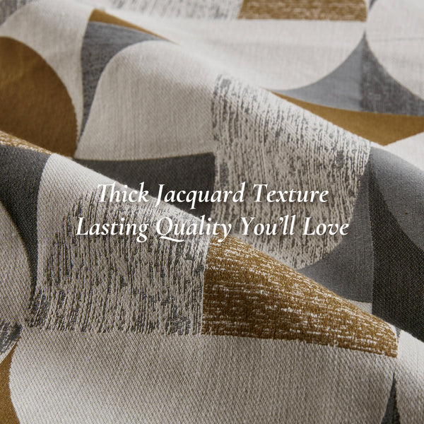 English Elm 8 Queen Jacquard Oversized Duvet Comforter Set with Euro Shams, Decorative Pillows, Plush Polyester fills Gold 23.23 L x 19.68 W x 15.75 H B035P319227