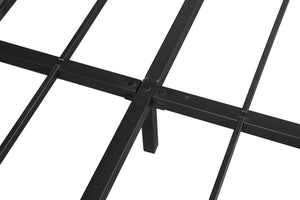 English Elm King Metal Floating Bed Frame with LED Lights, 1000LB Capacity, Noise-Free Platform, Easy Assembly W1670P255522