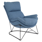 OSP Home Furnishings Ryedale Lounge Chair Blue