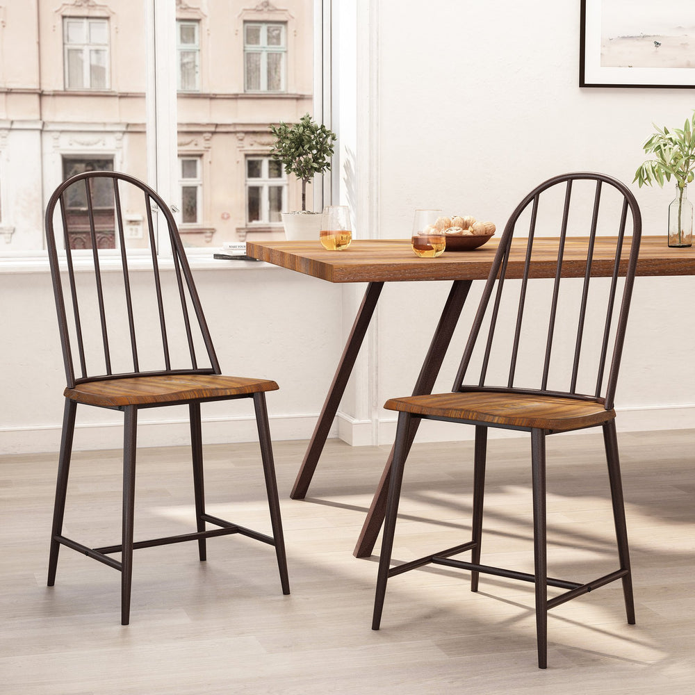 English Elm Christopher Knight Home® - DINING Chair Dark Brown Engineered Wood Farmhouse Spindle Back Rustic Cottage Style Durable Comfort (98) 68147.00