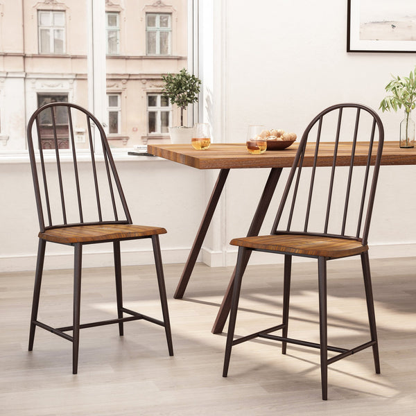 English Elm Christopher Knight Home® - DINING Chair Dark Brown Engineered Wood Farmhouse Spindle Back Rustic Cottage Style Durable Comfort (98) 68147.00