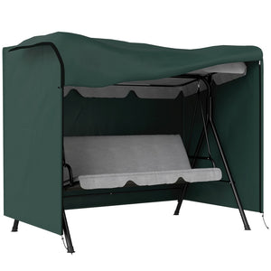 English Elm Outdoor Oxford Fabric Patio Swing Chair Cover with Uv Protection and Zippered Access T3971P386605