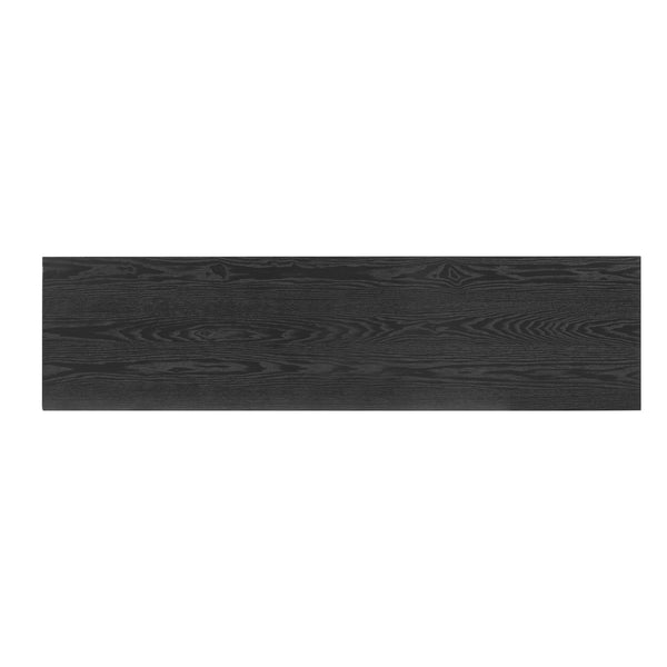 English Elm Christopher Knight Home® - Mirod Elegant Console Table with Fireplace Design, Solid Wood Veneer Top, 220lb Capacity, Stylish Entryway Furniture Brown+Black N760P253329D