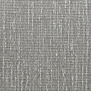 Meridian Furniture Vetra Sculptural Accent Chair Linen Textured Upholstery with Matte Black Wood Base 33014Grey