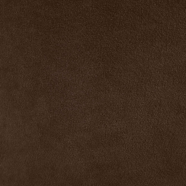 Meridian Furniture Tristan Barrel Accent Chair in Plush Velvet with Elliptical Frame for Living Room Decor Brown 33015Brown