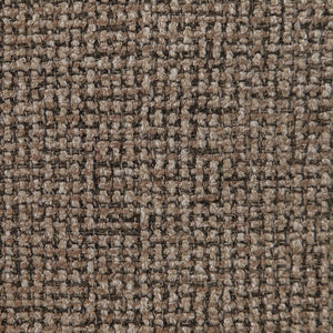 Meridian Furniture Modra Woven Polyester Swivel Accent Chair with Walnut Base for Modern Living Room Seating Brown 33021Brown