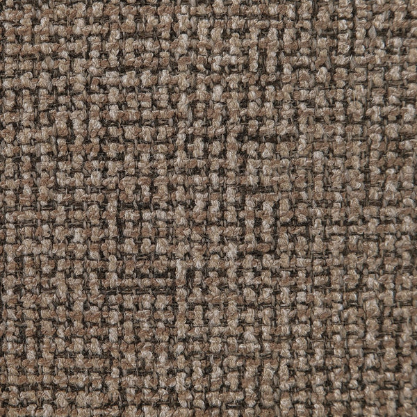 Meridian Furniture Modra Woven Polyester Swivel Accent Chair with Walnut Base for Modern Living Room Seating Brown 33021Brown