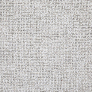 Meridian Furniture Modra Woven Polyester Swivel Accent Chair with Walnut Base for Modern Living Room Seating Cream 33021Cream