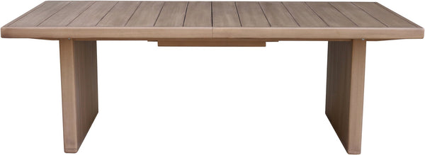 Meridian Furniture Solace Solid Acacia Outdoor Dining Table Thermowood Treated for Weather Resistance 33026-DT