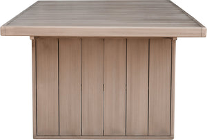 Meridian Furniture Solace Solid Acacia Outdoor Dining Table Thermowood Treated for Weather Resistance 33026-DT