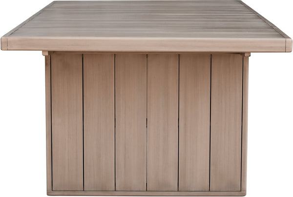 Meridian Furniture Solace Solid Acacia Outdoor Dining Table Thermowood Treated for Weather Resistance 33026-DT