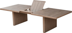 Meridian Furniture Solace Solid Acacia Outdoor Dining Table Thermowood Treated for Weather Resistance 33026-DT