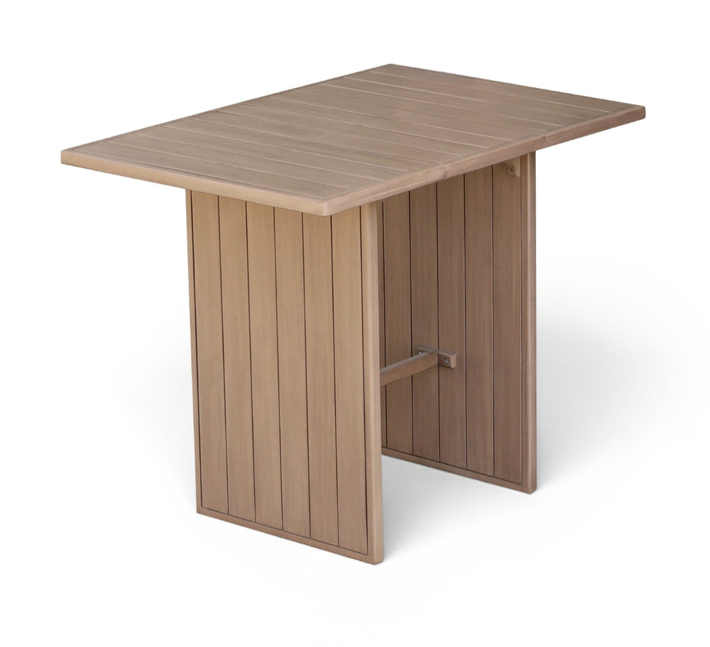 Meridian Furniture Solace Solid Acacia Outdoor Bar Table with Thermowood Treatment for Patio Gatherings 33027-BT