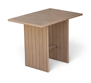 Meridian Furniture Solace Solid Acacia Outdoor Bar Table with Thermowood Treatment for Patio Gatherings 33027-BT