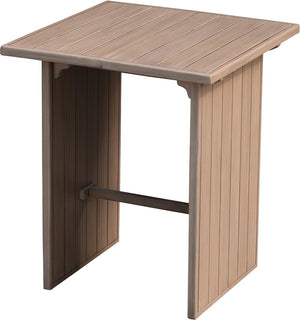 Meridian Furniture Solace Solid Acacia Outdoor Bar Table with Thermowood Treatment for Patio Gatherings 33027-BT