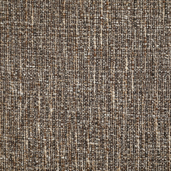 Meridian Furniture Marlowe Art Deco Swivel Accent Chair Linen Weave Upholstery Curved Back Living Room Brown Style 1 33046Brown