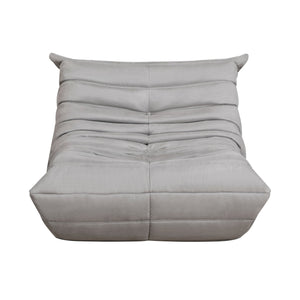 English Elm Luxury Plush Accent Chair with Button Tufting and Microfiber Cover, Wide Seat, Non-Slip Base, Cozy Living Room Lounge Piece Gray 32.5 L x 39 W x 27 H B011P271959