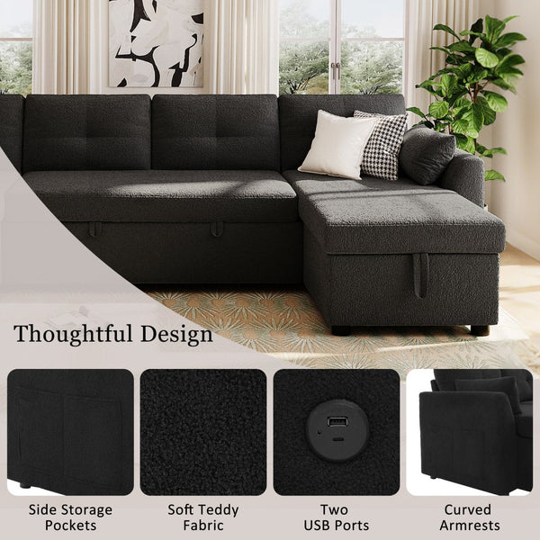 English Elm Swivel Barrel Accent Chair Chenille Tufted Round Club Seat for Living Room Lounge Black N719S002210B