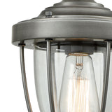 Sturgis 7'' Wide 1-Light Mini Pendant - Weathered Zinc 33100/1 Elk Lighting