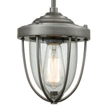 Sturgis 7'' Wide 1-Light Mini Pendant - Weathered Zinc 33100/1 Elk Lighting