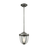 Sturgis 7'' Wide 1-Light Mini Pendant - Weathered Zinc 33100/1 Elk Lighting