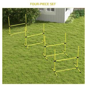 English Elm PawHut Heavy Duty 43" Steel Dog Crate with Wheels, Removable Tray, Top Access & Foldable Bowl Holder Yellow W2225P217629