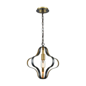 Janis 14'' Wide 1-Light Pendant - Aged Bronze 33163/1 Elk Lighting