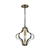 Janis 14'' Wide 1-Light Pendant - Aged Bronze 33163/1 Elk Lighting