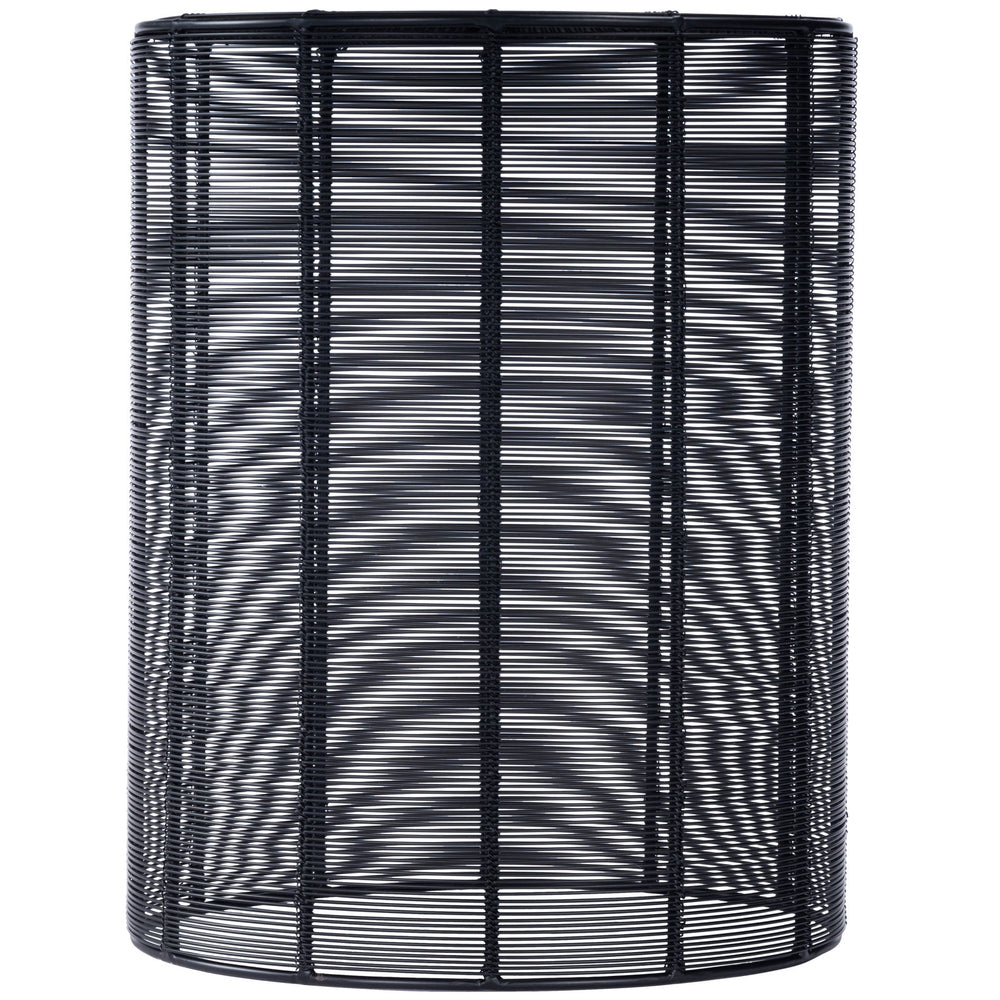 Butler Specialty Renwick Round Iron Cage Side Table - Modern Black Accent For Stylish Storage And Unique Décor Black Iron 3317025-butler