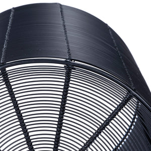 Butler Specialty Renwick Round Iron Cage Side Table - Modern Black Accent For Stylish Storage And Unique Décor Black Iron 3317025-butler