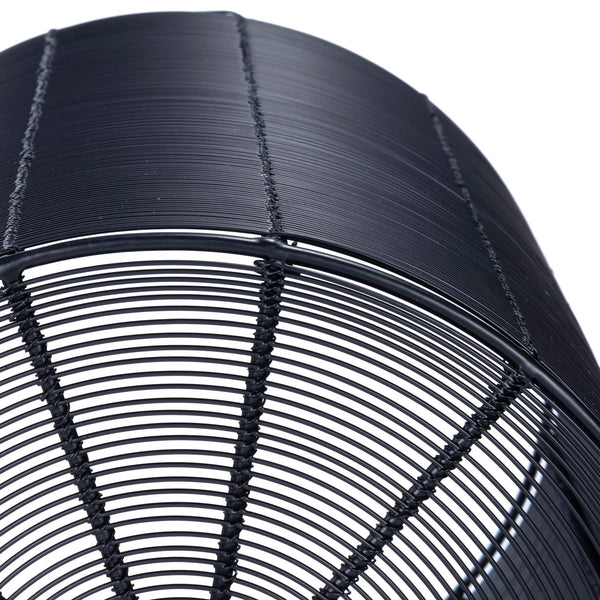 Butler Specialty Renwick Round Iron Cage Side Table - Modern Black Accent For Stylish Storage And Unique Décor Black Iron 3317025-butler