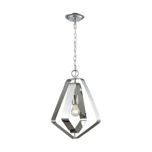 Anguluxe 14'' Wide 1-Light Pendant - Polished Chrome 33170/1 Elk Lighting