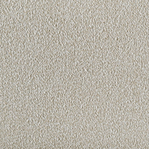 English Elm Tully Nutmeg Upholstered Queen Bed with Beige Bouclé Headboard, Rounded Corners, Warm Textured Finish B062S01285