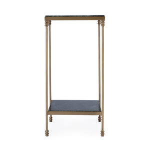 Butler Specialty Larkin Indoor Marble Accent Table With Sleek Iron Legs For Stylish Home Décor And Functionality Green Iron,Marble 3319475-butler