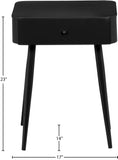 Rylan Night Stand 331Black Meridian Furniture