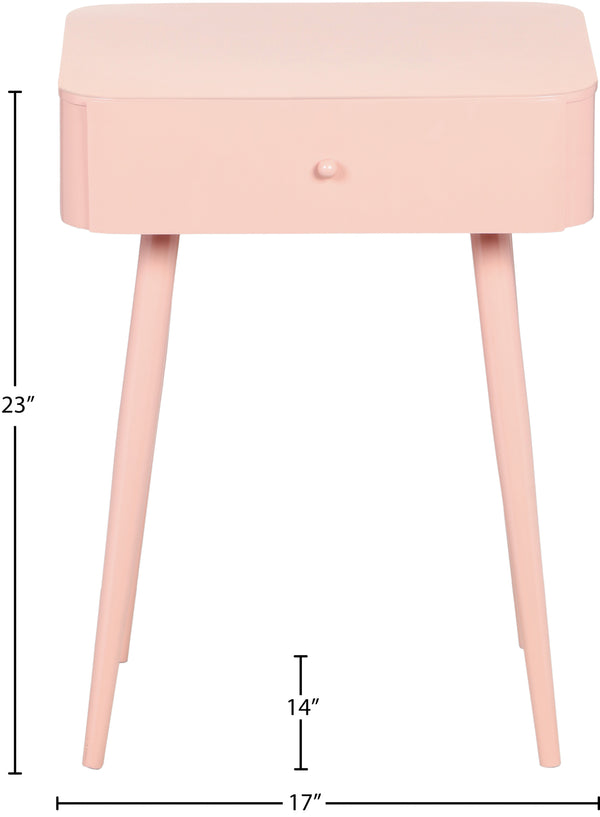 Rylan Night Stand 331Pink Meridian Furniture
