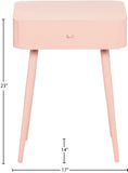 Rylan Night Stand 331Pink Meridian Furniture