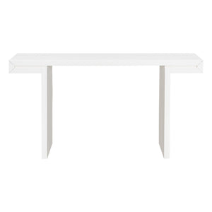 English Elm U-style 60 Inch Geometric Console Table Painted Mdf Foyer Entryway Living Room N711P303209K