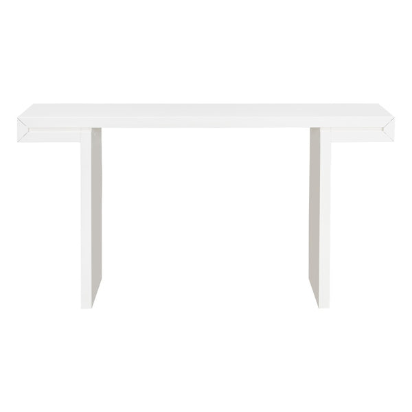 English Elm U-style 60 Inch Geometric Console Table Painted Mdf Foyer Entryway Living Room N711P303209K