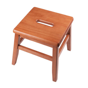 Winsome Wood Kaya 2-piece Lightweight Conductor Stool Set In Teak - Sturdy, Versatile & Perfect For Any Room! Teak Solid Wood 33210-winsome-wood