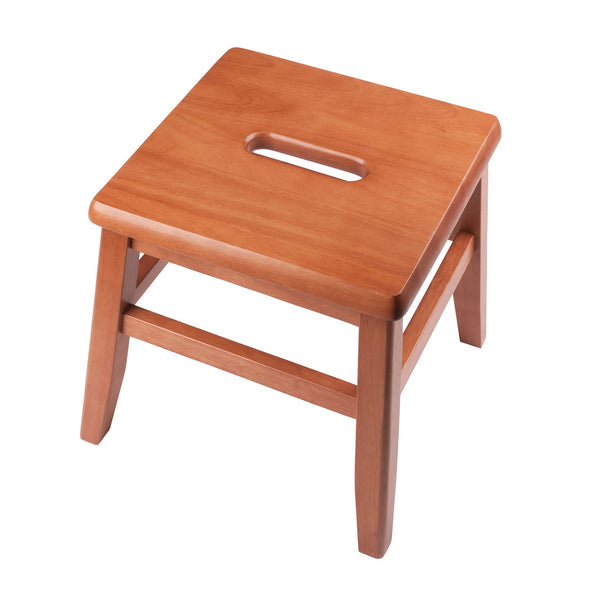 Winsome Wood Kaya 2-piece Lightweight Conductor Stool Set In Teak - Sturdy, Versatile & Perfect For Any Room! Teak Solid Wood 33210-winsome-wood
