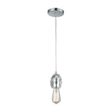 Socketholder 3'' Wide 1-Light Mini Pendant - Polished Chrome 33220/1 Elk Lighting